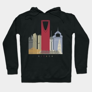 Riyadh skyline poster Hoodie